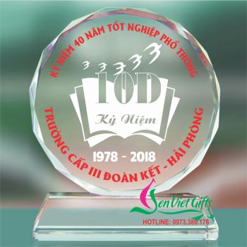Cúp lưu niệm - Quà tặng họp lớp 19