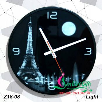 Đồng hồ treo tường Dạ Quang - PARIS