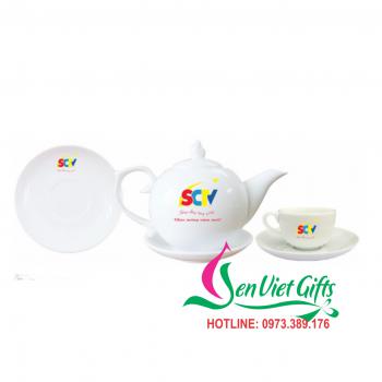 Ấm chén sứ Bát Tràng 39