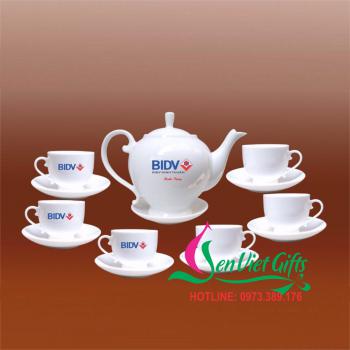 Ấm chén sứ Bát Tràng 40