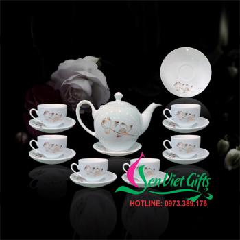 Ấm chén sứ Bát Tràng 42