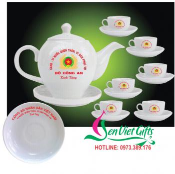 Ấm chén sứ Bát Tràng 45
