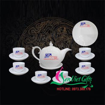 Ấm chén sứ Bát Tràng 46