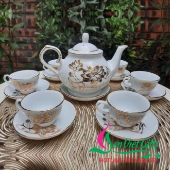 Ấm chén sứ Bát Tràng 49