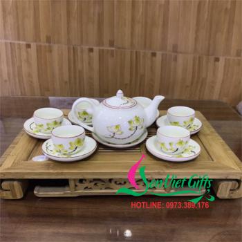 Ấm chén sứ Bát Tràng 55