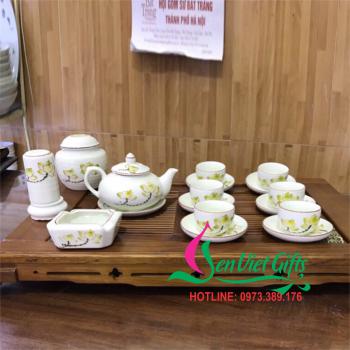 Ấm chén sứ Bát Tràng 56
