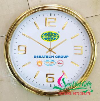 Đồng hồ treo tường 60 - xi vàng kim