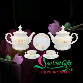 Ấm chén sứ Bát Tràng 60