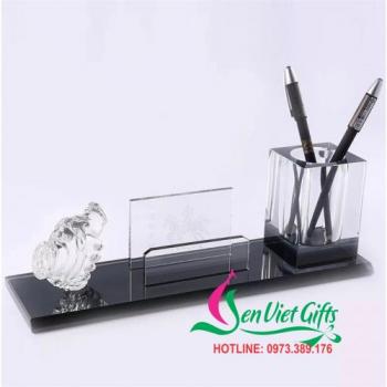 Bộ để bàn pha lê 25