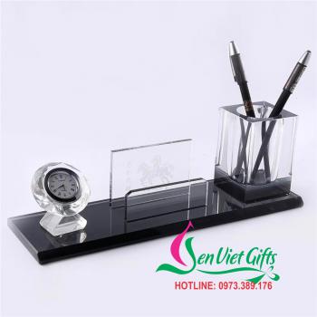 Bộ để bàn pha lê 27