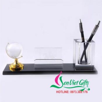 Bộ để bàn pha lê 28