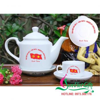 Ấm chén sứ Bát Tràng 63