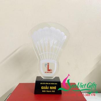 Cúp pha lê giải cầu lông 163