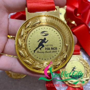 Huy chương in tem kim loại 09
