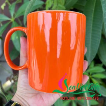 CỐC SỨ MÀU CAM