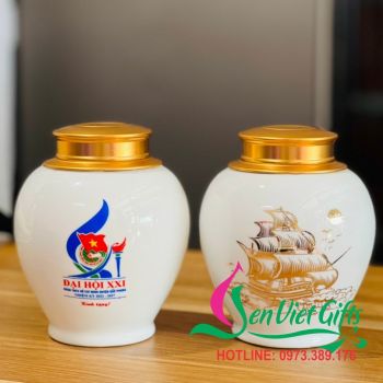 Hộp đựng trà gốm sứ M2