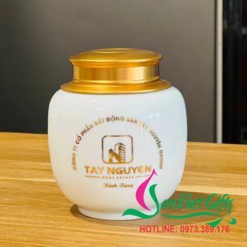 Hộp đựng trà gốm sứ M6