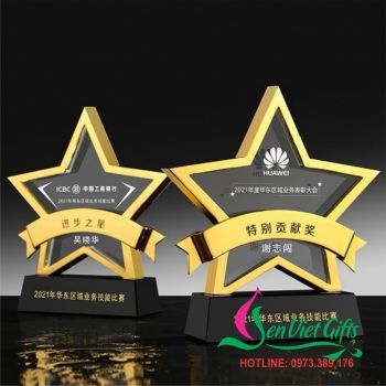 Cúp Lưu Niệm Ngôi Sao Vàng