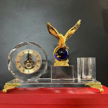 Bộ để bàn pha lê Đại bàng M3