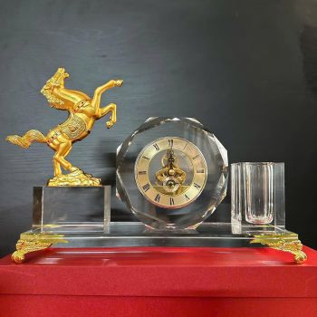Bộ để bàn pha lê ngựa M2