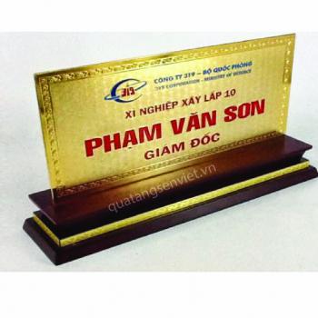 Biển chức danh 02
