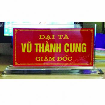 Biển chức danh Mica 11