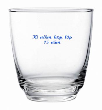Bộ ly cốc thủy tinh họp lớp