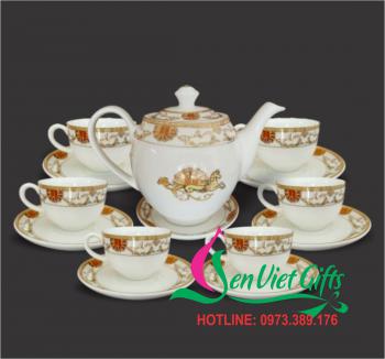 Ấm chén sứ Minh Châu 24
